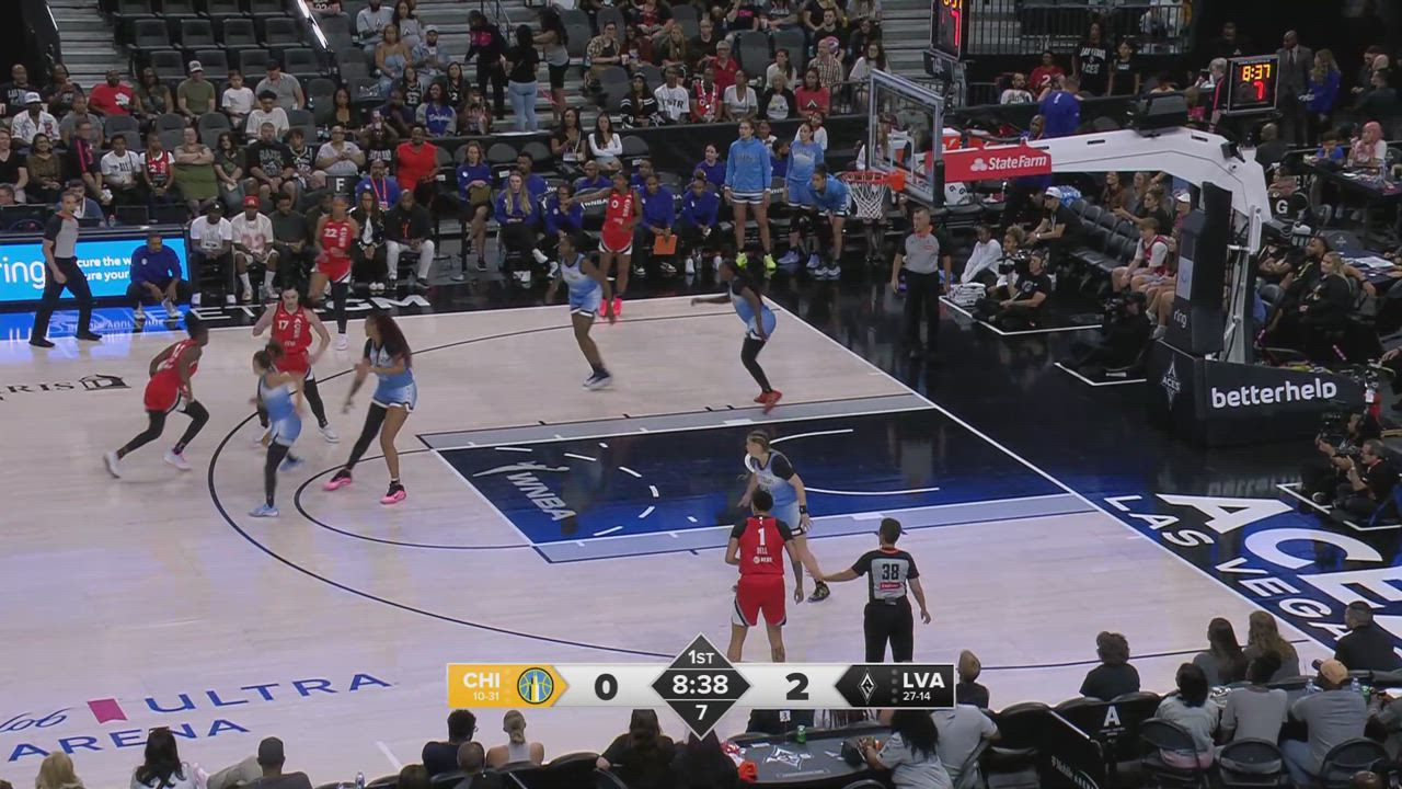 Aces Top Plays vs. Sky (9/7/2025)